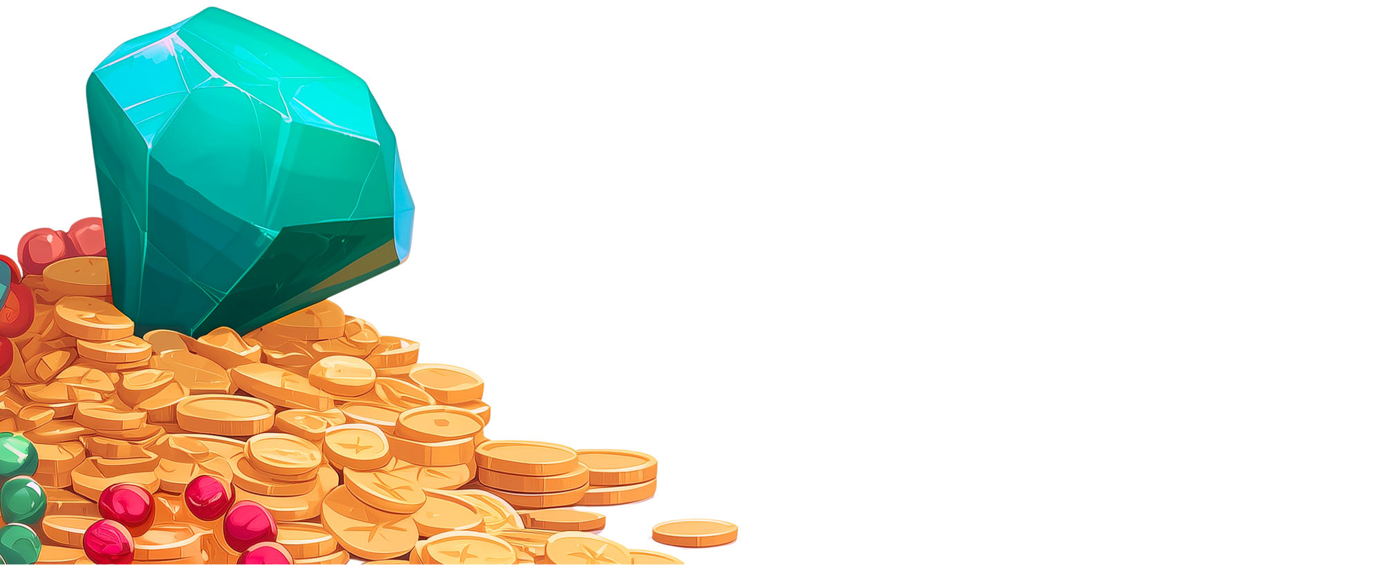 Illustration eines grünen Edelsteins